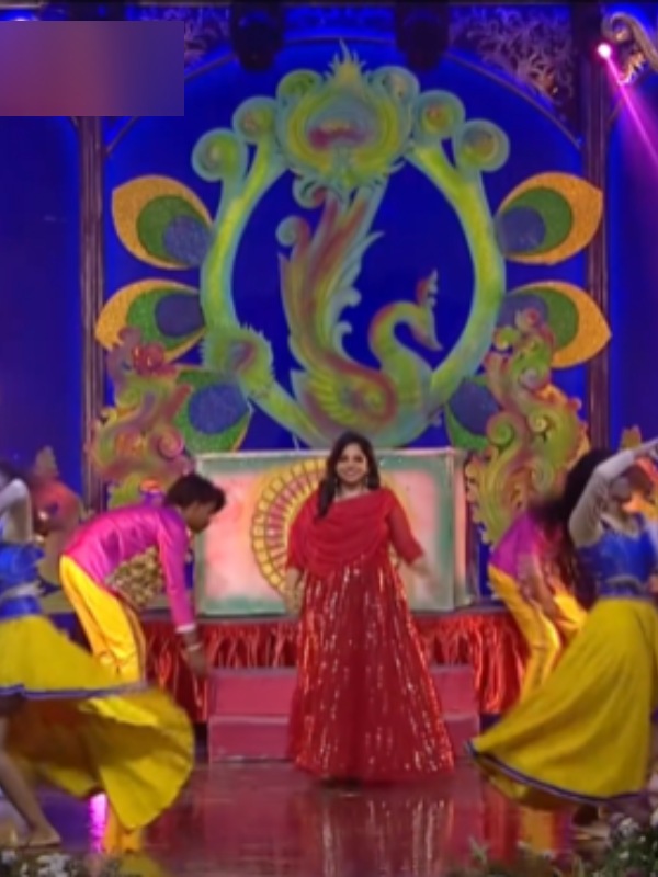 GV Prakash wife Saindhavi judge in the Tamil show Sarigamapa