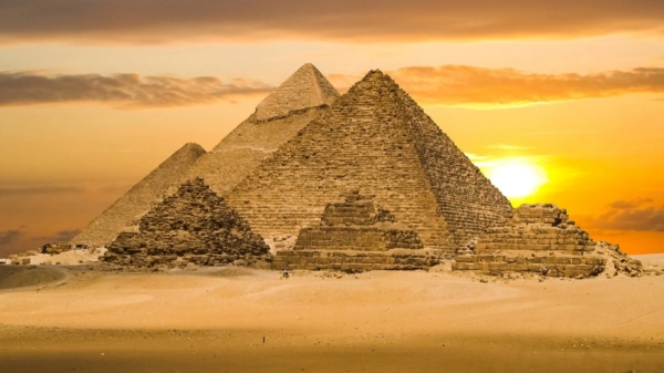 Researchers have discovered a mysterious L-shaped hole in the pyramid