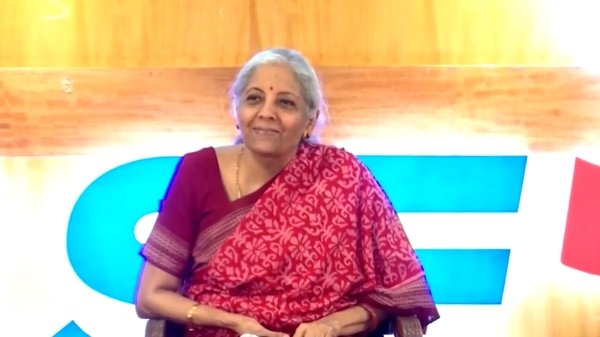 Nirmala Sitharaman answer with a laugh to the question on high taxes