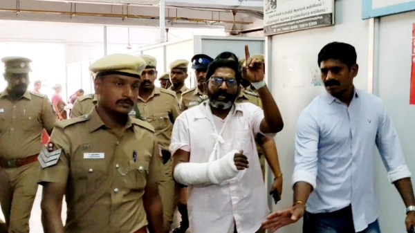 Trichy courts sends Savukku shankar to one day police custody