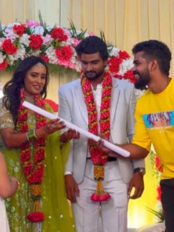 Serial actress Santhiya marriage to Metti Oli serial son murali
