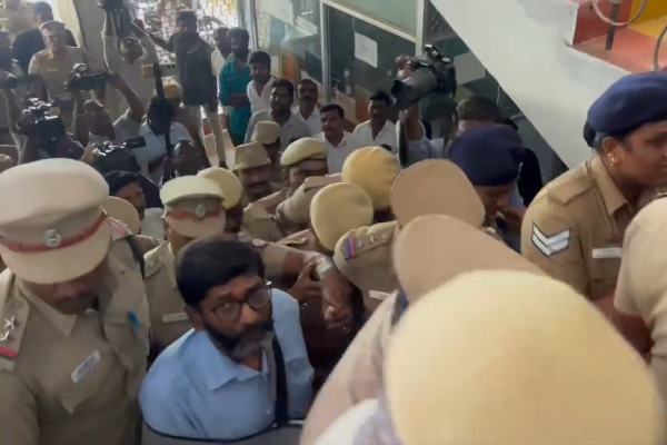 Court allows savukku Shankar to be interrogated in police custody for 2 days in ganja case