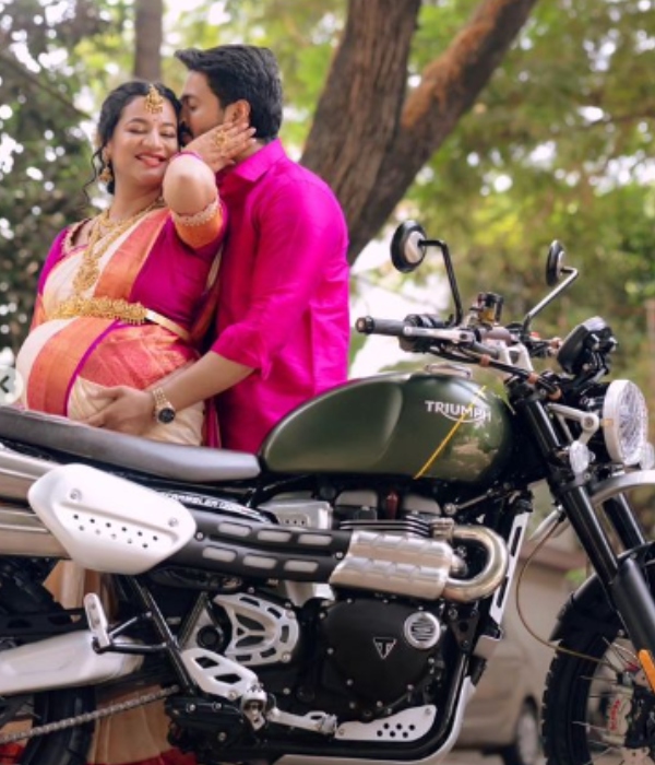 Singappenne Serial Actor Darshak gives birth to a baby boy