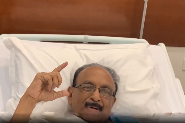 Mdmk General Secretary Vaiko has released a video saying that he is fine