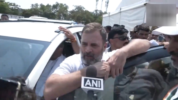 Rahul Gandhi accuses PM Narendra Modi of seeking votes for mass rapist Prajwal Revanna