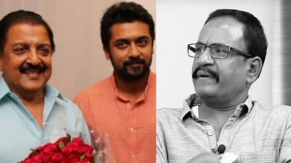 actor Sivakumar and his son Surya fulfill actor Marimuthu s last wish together