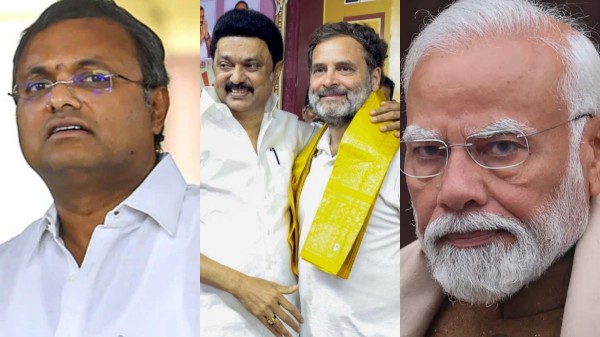 Sam Pitroda Controversy Why should Congress and DMK alliance broke it Karthi Chidambaram reply to PM Modi