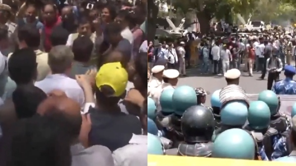 Swati Maliwal row Arvind Kejriwal announces AAP leaders to march to BJP office today