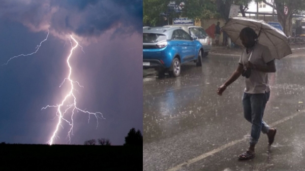 Orange alert for rain for next 2 hours for 3 districts in Tamil Nadu