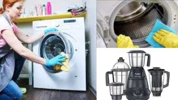Super simple ways clean your mixer grinder and Do you know How to clean Washing Machine in Easy Method