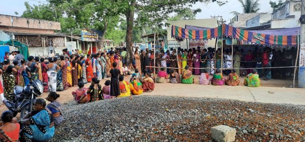 Women will be game changer in Andhra election as Huge number of female voters gathered for vote