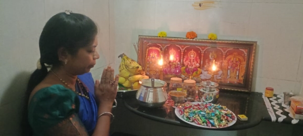 Lok sabha election 2024 PMK candidate Thilagabama settled in a new house in Dindigul