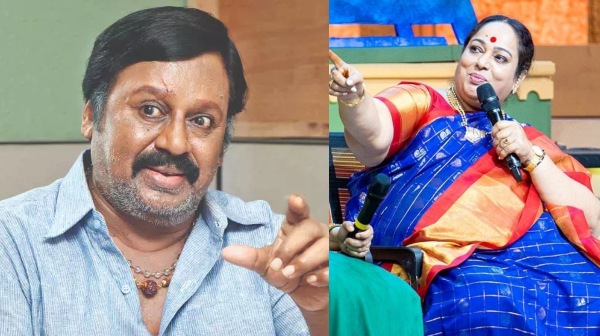 Actress Nalini attending a show when she was asked a question about Ramarajan