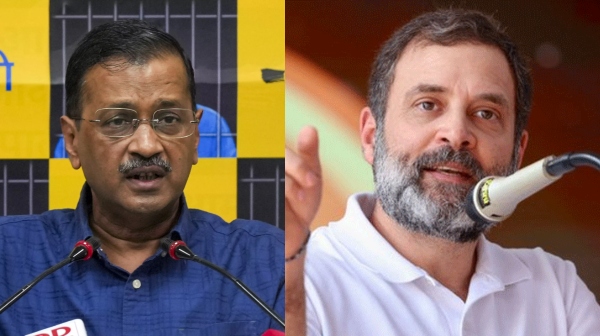 Arvind Kejriwal will vote for Congress He will vote for AAP Rahul Gandhi claims