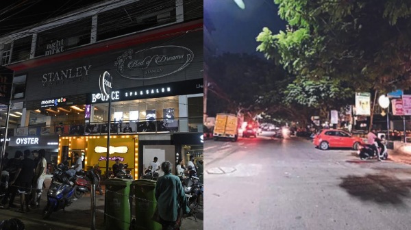 Nightlife turns more vibrant on Chennai s Khader Nawaz Khan Road while work going on full swing