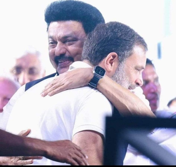 MK Stalin Rahul gandhi Congress dmk