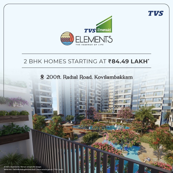TVS Emerald Elements Chennai Apartments