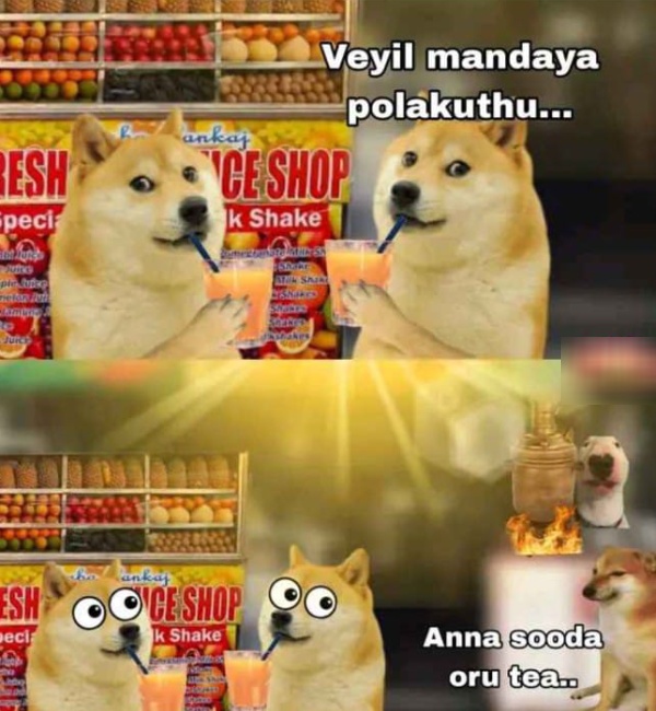 agni natchathiram rain summer sun memes