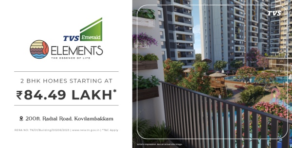 TVS Emerald Elements Chennai Apartments