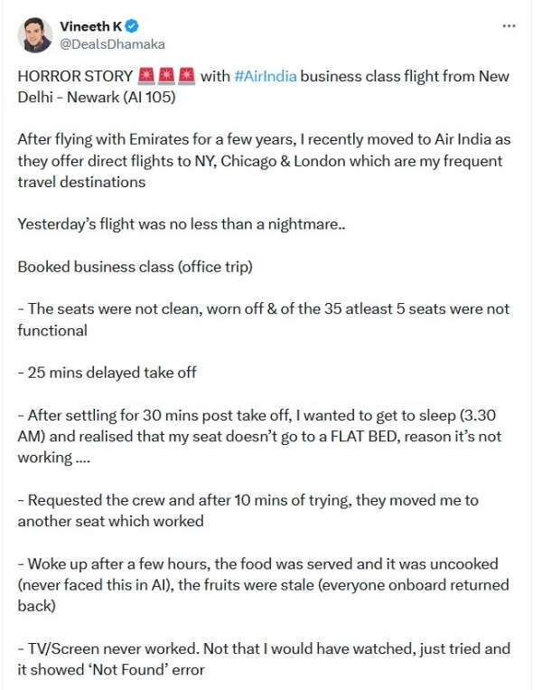 flight Air India delhi