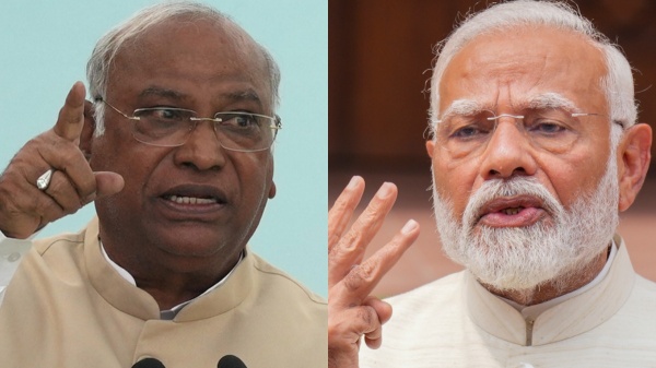 Narendra Modi mallikarjun kharge parliament