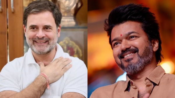 Rahul gandhi Vijay TVK