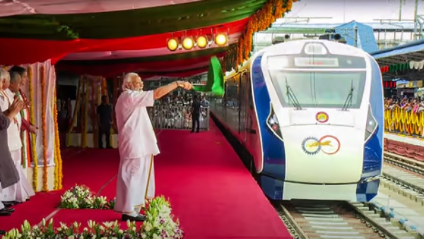 Vande Bharat Rail Chennai Tamil Nadu PM Modi Nagercoil