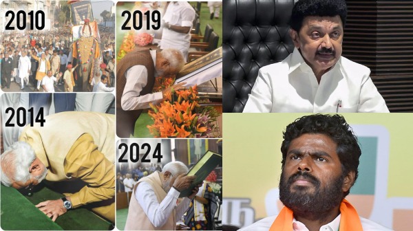 narendra modi annamalai m k stalin coimbatore