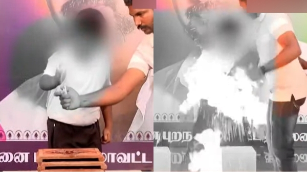 actor vijay chennai fire