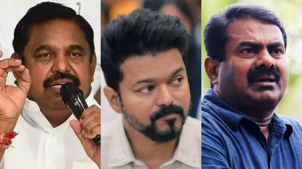 AIADMK Tamilaga vetri kazhagam Seeman Edappadi Palaniswami AIADMK Tamilaga vetri kazhagam Seeman Edappadi Palaniswami