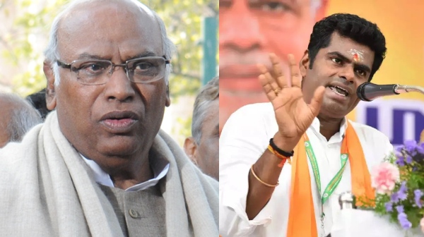 annamalai mallikarjun kharge bjp congress