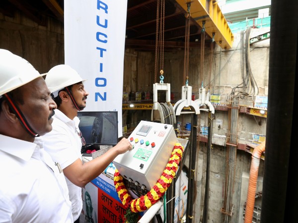 Udhayanidhi Stalin Chennai Metro train