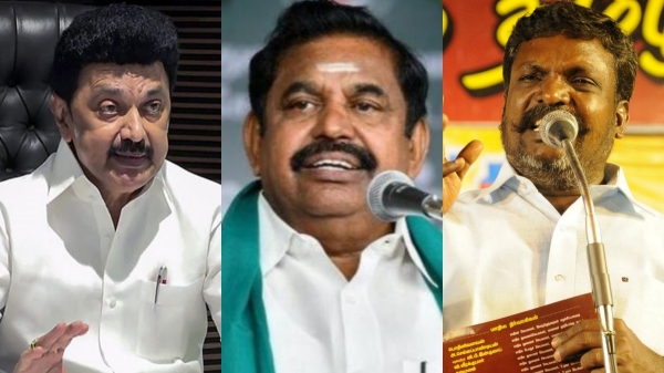 MK Stalin Tamilaga vetri kazhagam Seeman Edappadi Palaniswami