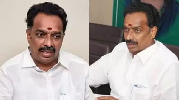 mr vijayabaskar karur land scam