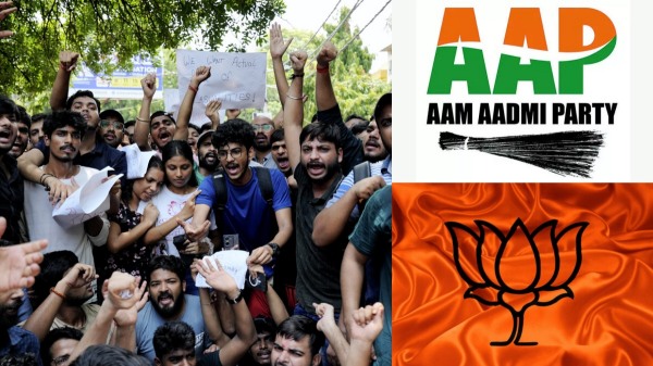 delhi protest flood