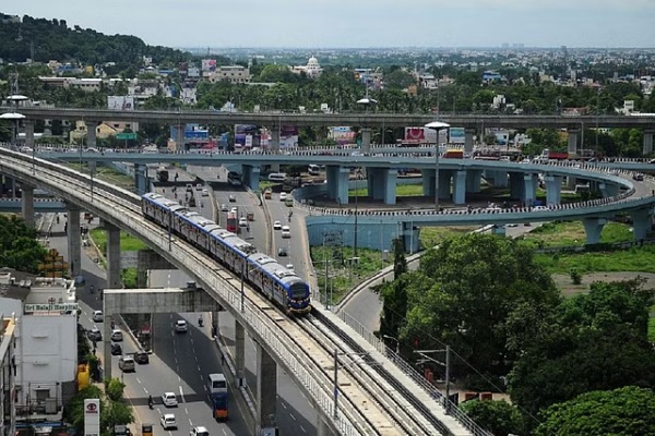 Chennai Metro train