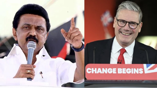 DMK proudly expressed that Declaring the DMK government s schemes implemented in Tamil Nadu as promises the Labour Party has won a huge victory in the Britain elections