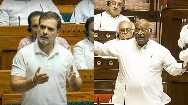 Rahul Gandhi parliament Mallikarjun Kharge Rahul Gandhi parliament Mallikarjun Kharge