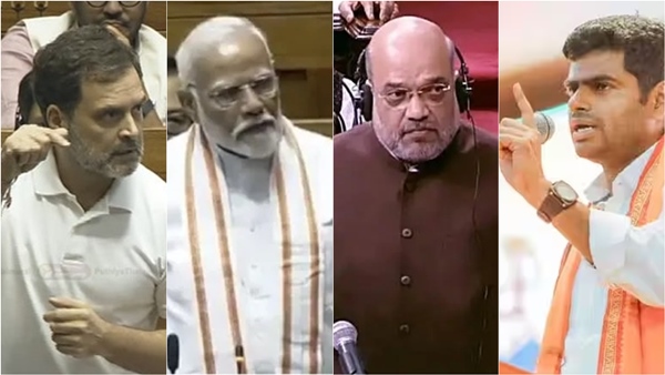 Rahul Gandhi Annamalai Amit Shah