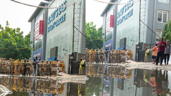delhi Protest flood