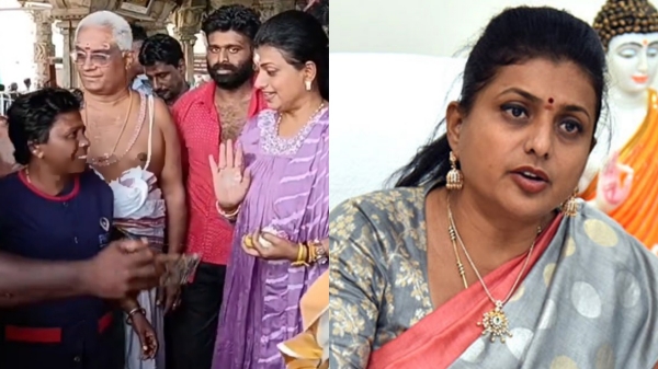 actress roja tiruchendur temple