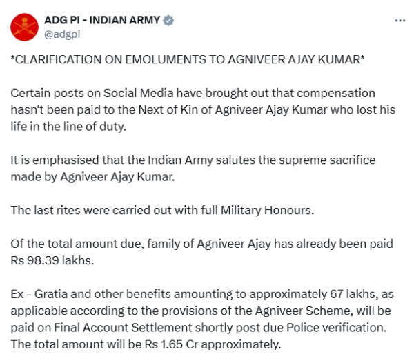 Agniveer Rahul Gandhi Indian Army