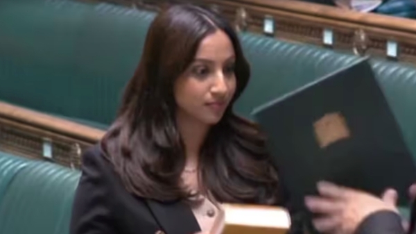 bhagavad gita Britain Parliament