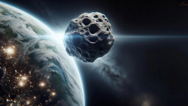 Asteroid Meteor Space