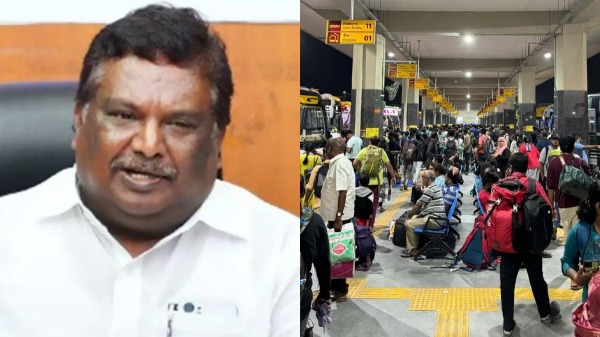 Kilambakkam Minister Sivasankar Government Bus