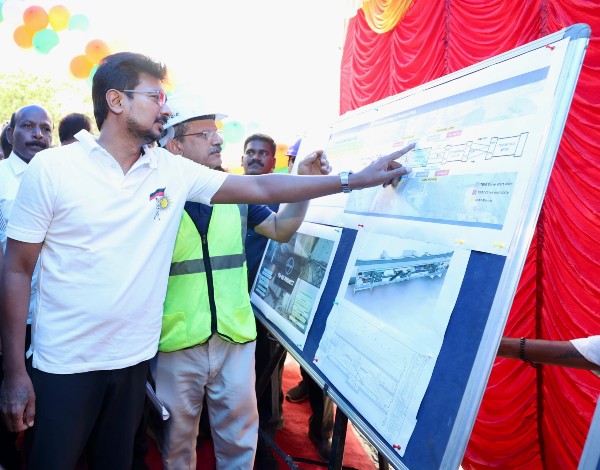Udhayanidhi Stalin Chennai Metro train
