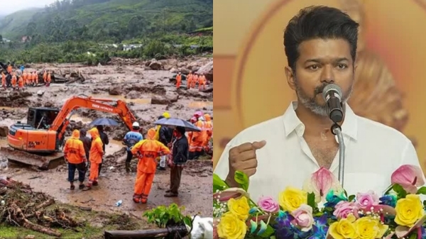 Wayanad Landslide vijay