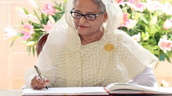 Bangladesh Sheikh Hasina delhi