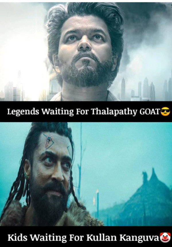 goat vijay venkat prabhu surya kanguva cinema memes goat vijay venkat prabhu surya kanguva cinema memes