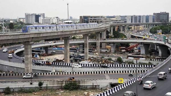 Chennai Chennai metro traffic